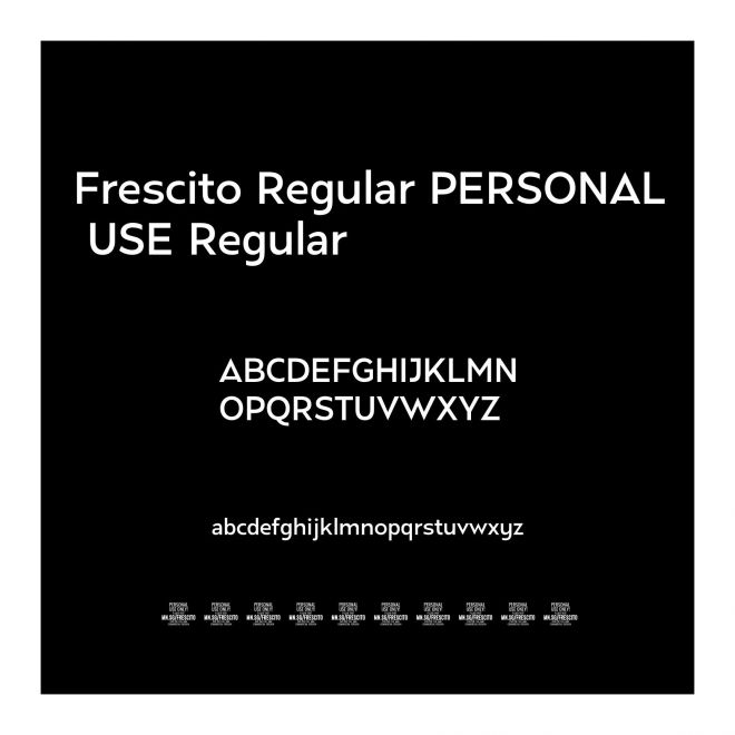 Frescito Regular PERSONAL USE Regular