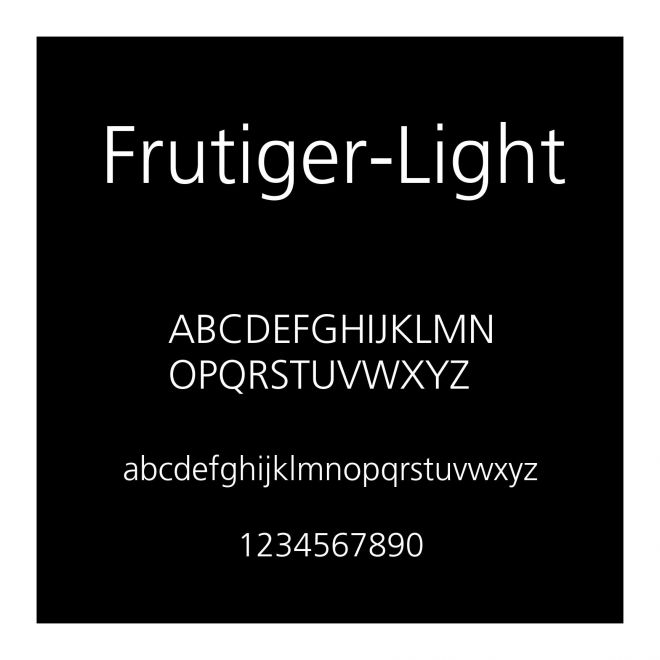 Frutiger-Light