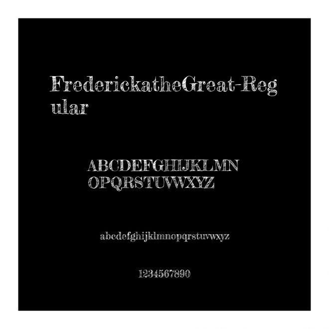 FrederickatheGreat-Regular