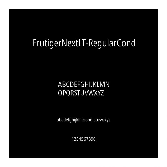 FrutigerNextLT-RegularCond