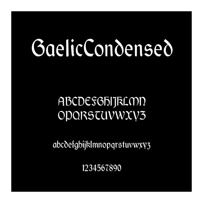 GaelicCondensed