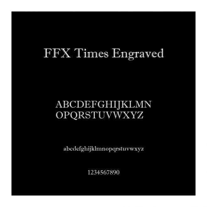 FFX Times Engraved