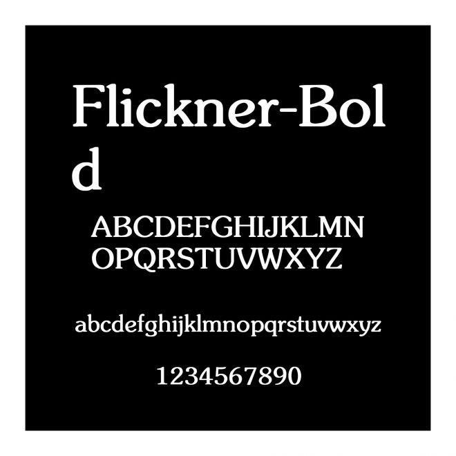 Flickner-Bold