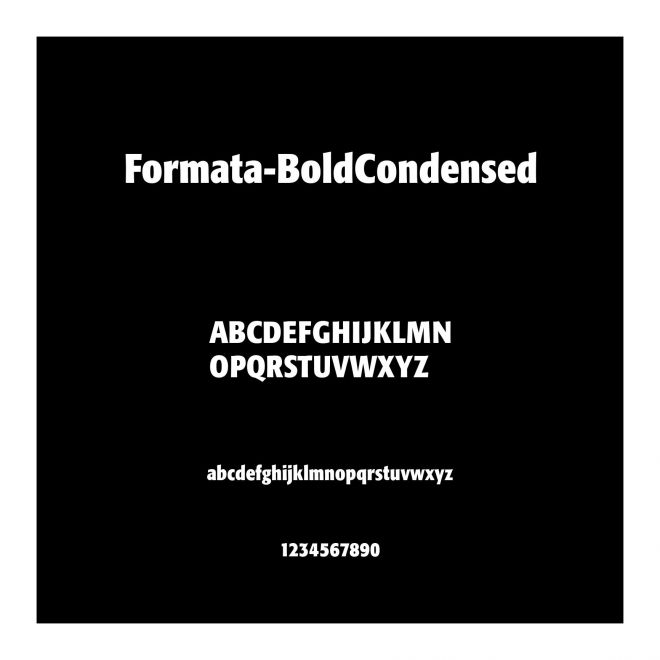 Formata-BoldCondensed
