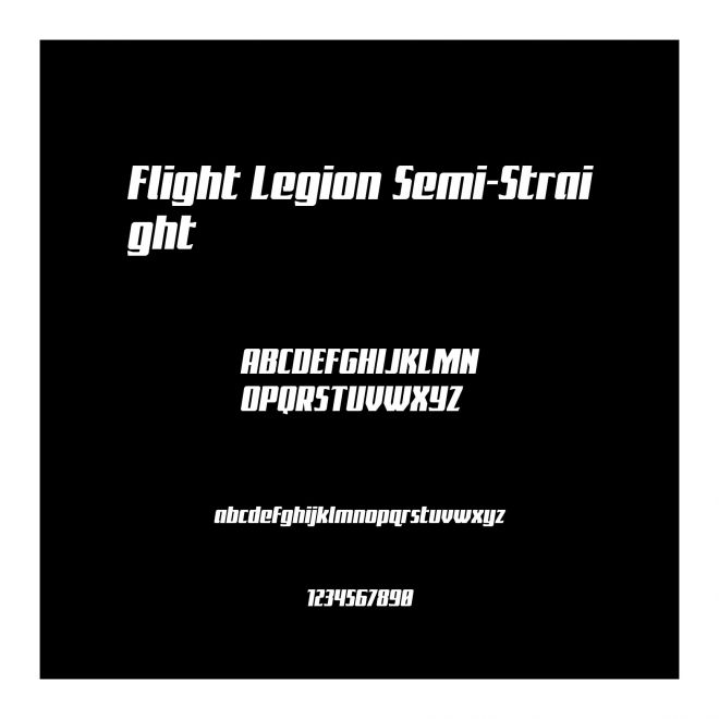 Flight Legion Semi-Straight