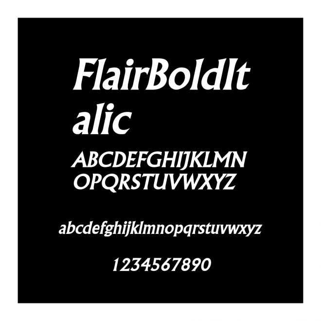 FlairBoldItalic
