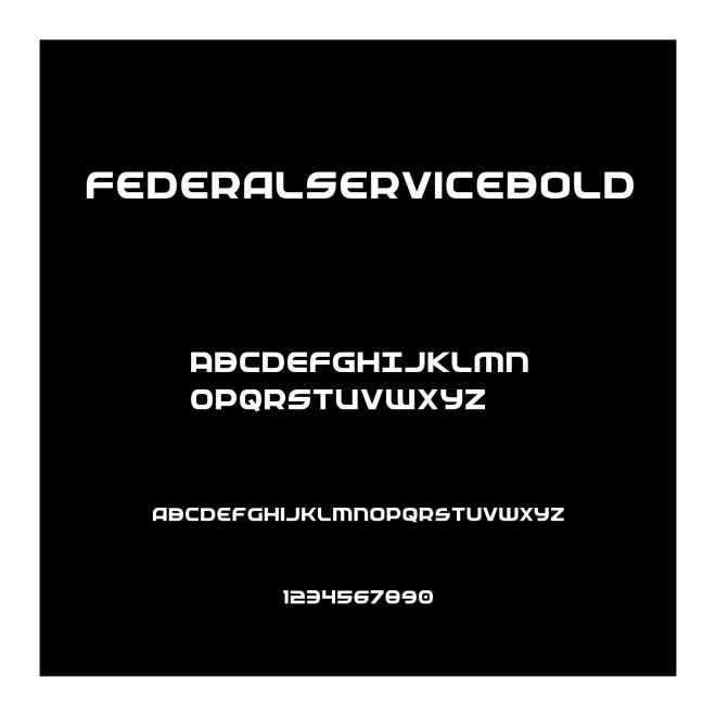 FederalServiceBold