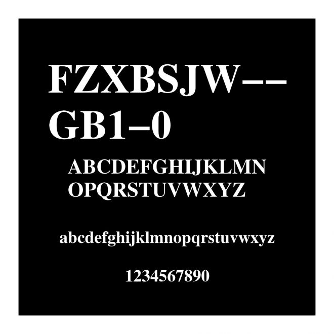 FZXBSJW--GB1-0