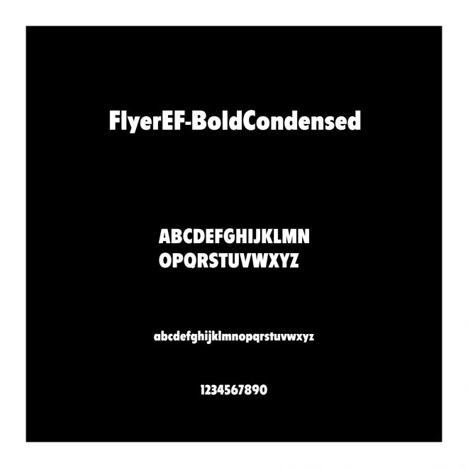 FlyerEF-BoldCondensed