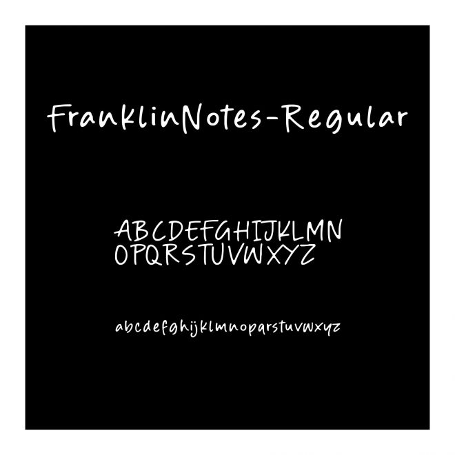 FranklinNotes-Regular