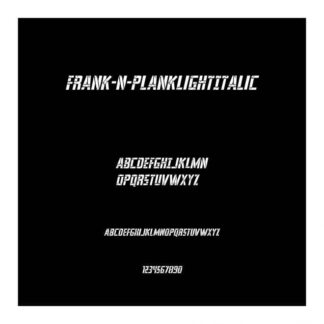 Frank-n-PlankLightItalic