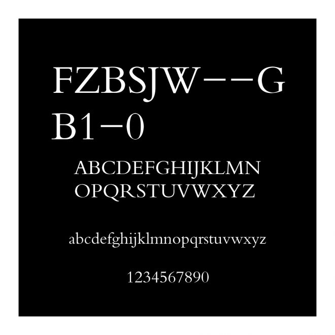 FZBSJW--GB1-0