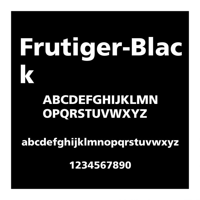 Frutiger-Black