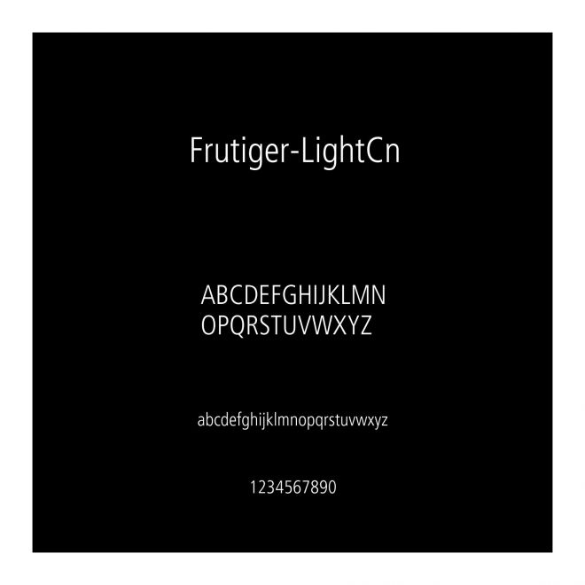 Frutiger-LightCn