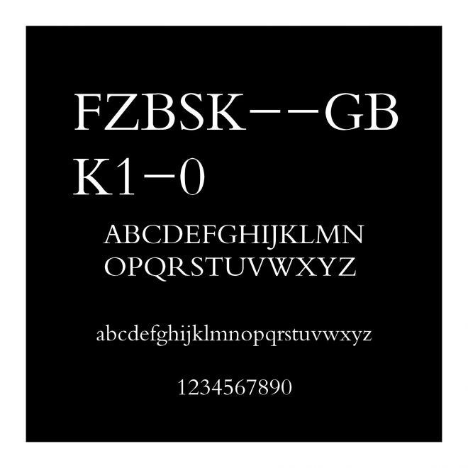 FZBSK--GBK1-0