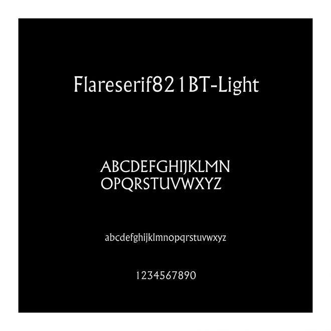 Flareserif821BT-Light
