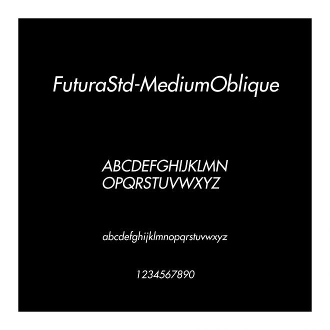 FuturaStd-MediumOblique