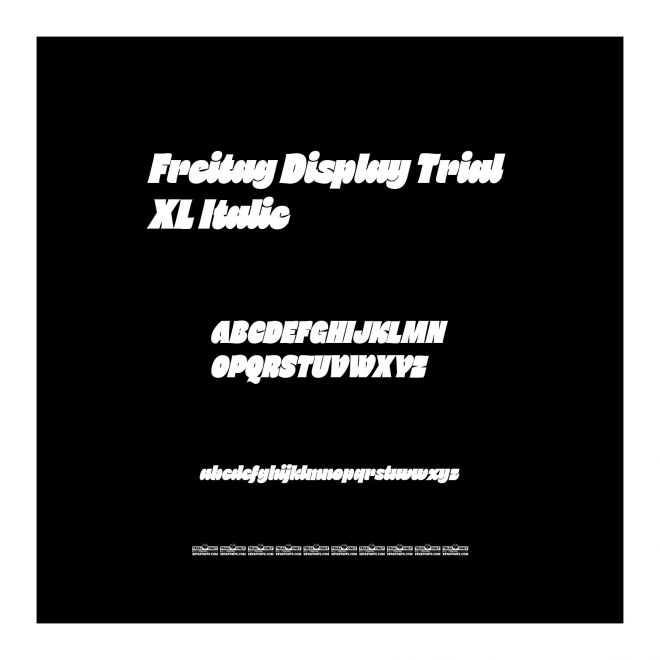Freitag Display Trial XL Italic