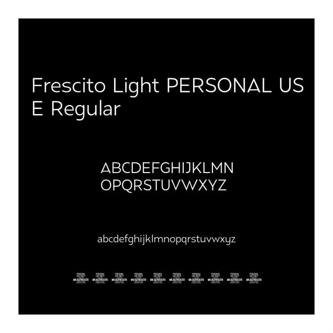 Frescito Light PERSONAL USE Regular