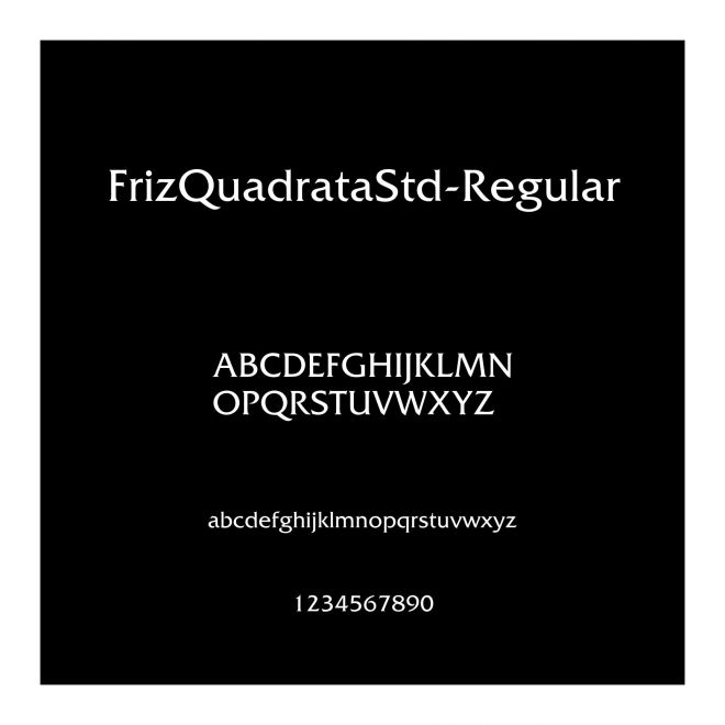 FrizQuadrataStd-Regular