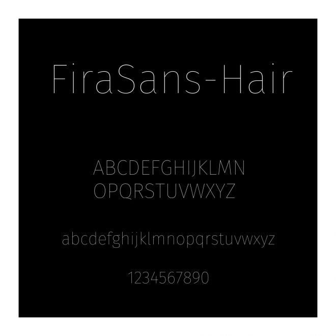 FiraSans-Hair