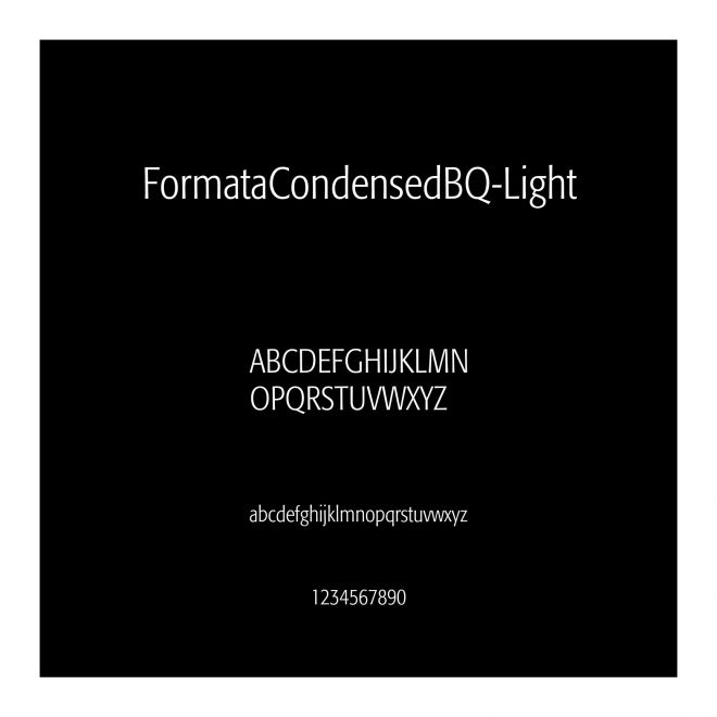 FormataCondensedBQ-Light