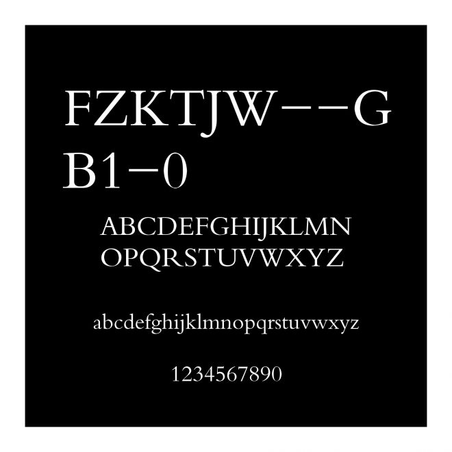 FZKTJW--GB1-0