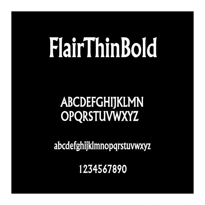 FlairThinBold