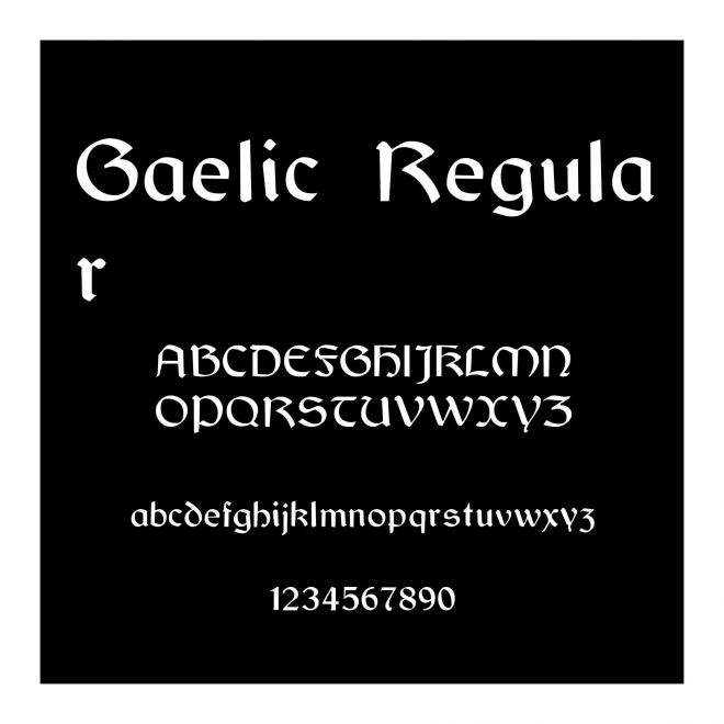 Gaelic Regular