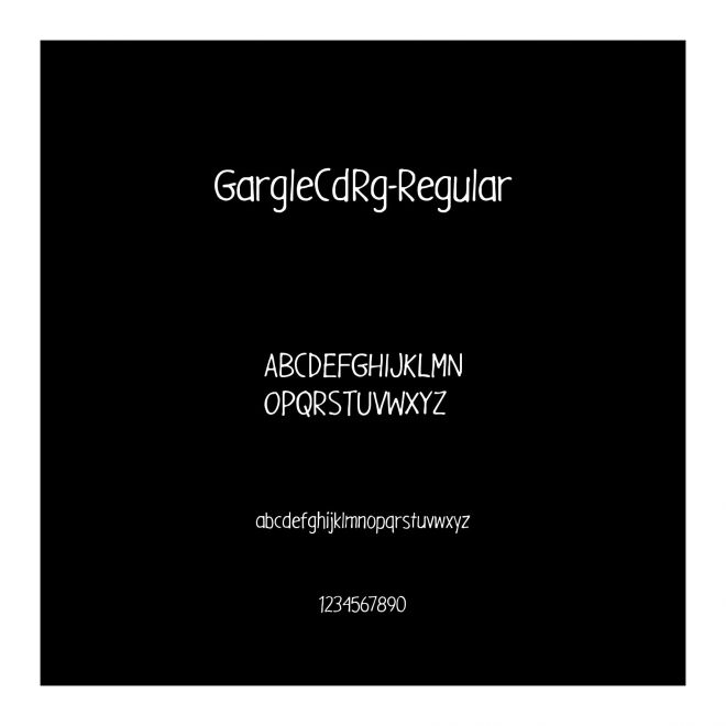 GargleCdRg-Regular