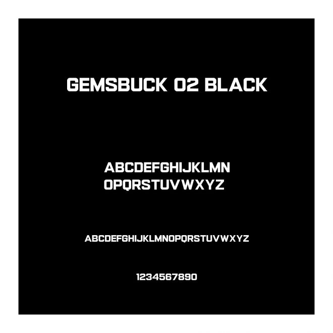 Gemsbuck 02 Black