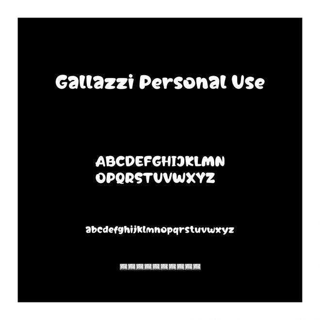 Gallazzi Personal Use