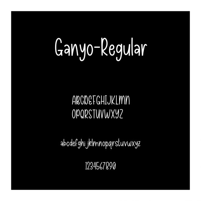 Ganyo-Regular