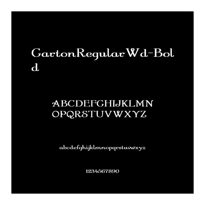 GartonRegularWd-Bold