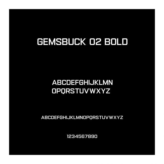 Gemsbuck 02 Bold