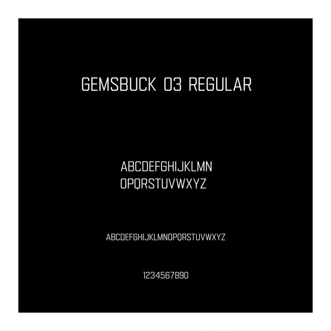 Gemsbuck 03 Regular
