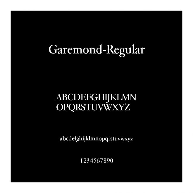 Garemond-Regular