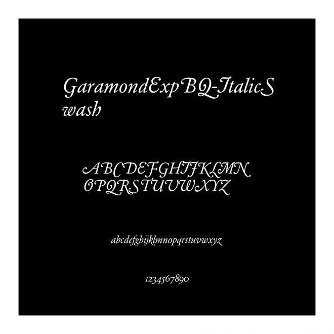 GaramondExpBQ-ItalicSwash