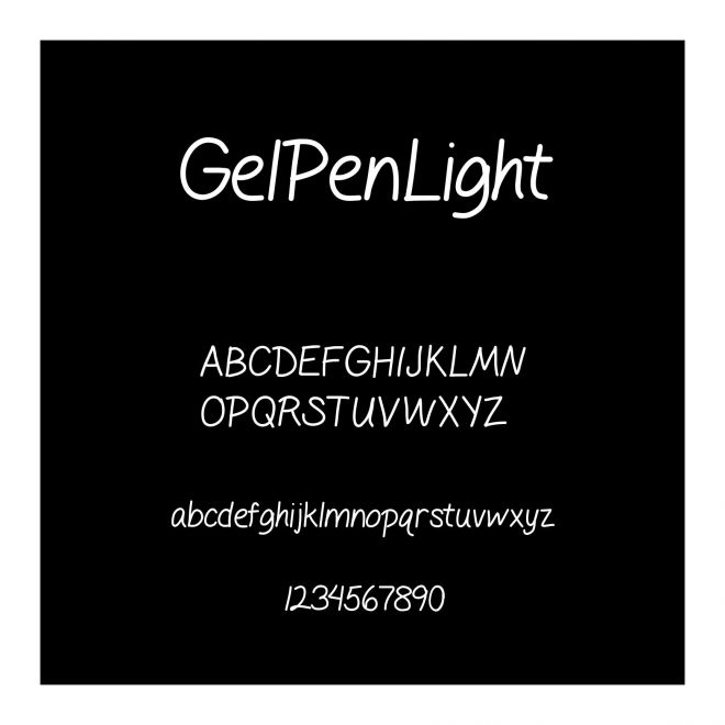 GelPenLight