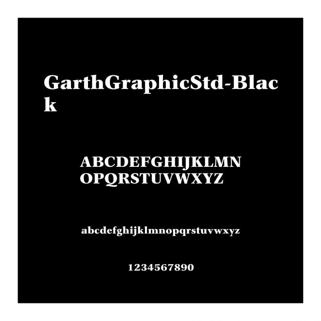 GarthGraphicStd-Black
