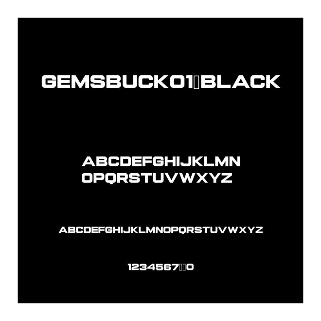 Gemsbuck01-Black