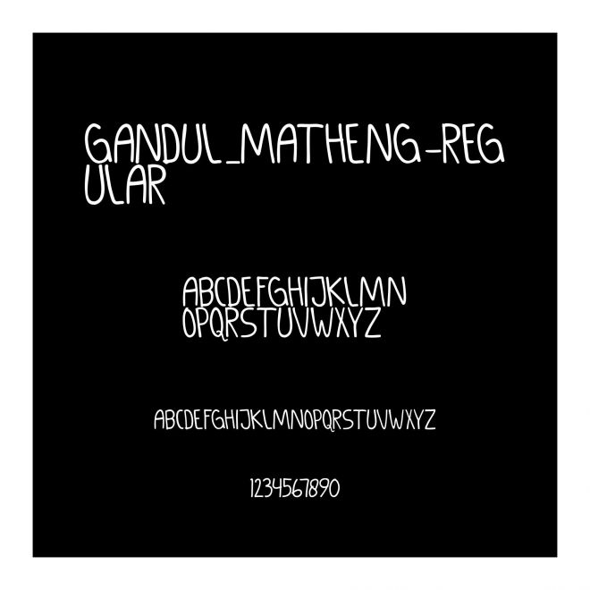 GANDUL_MATHENG-Regular