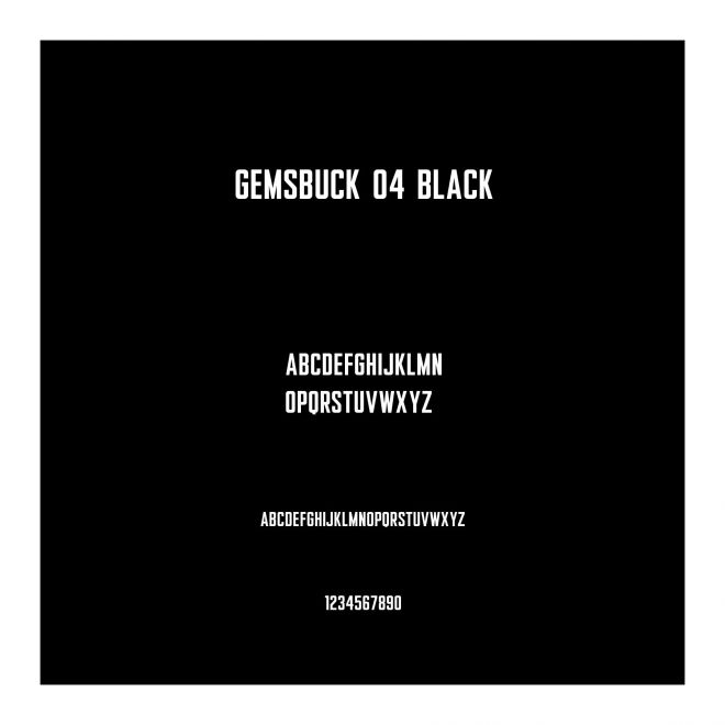 Gemsbuck 04 Black