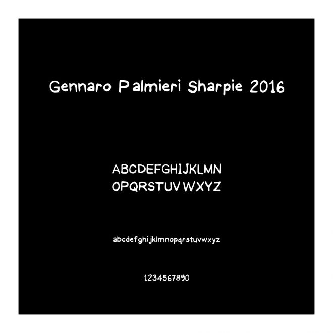 Gennaro Palmieri Sharpie 2016