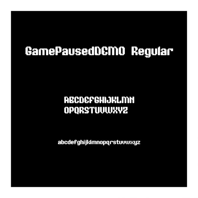 GamePausedDEMO-Regular