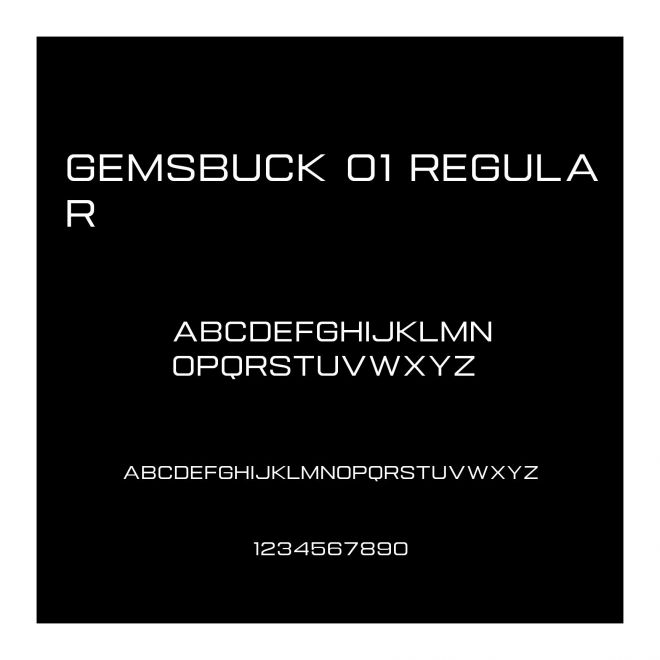 Gemsbuck 01 Regular