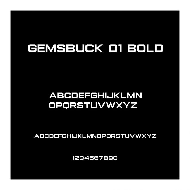 Gemsbuck 01 Bold