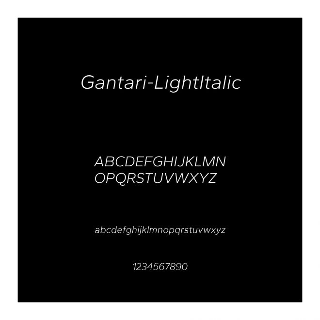 Gantari-LightItalic