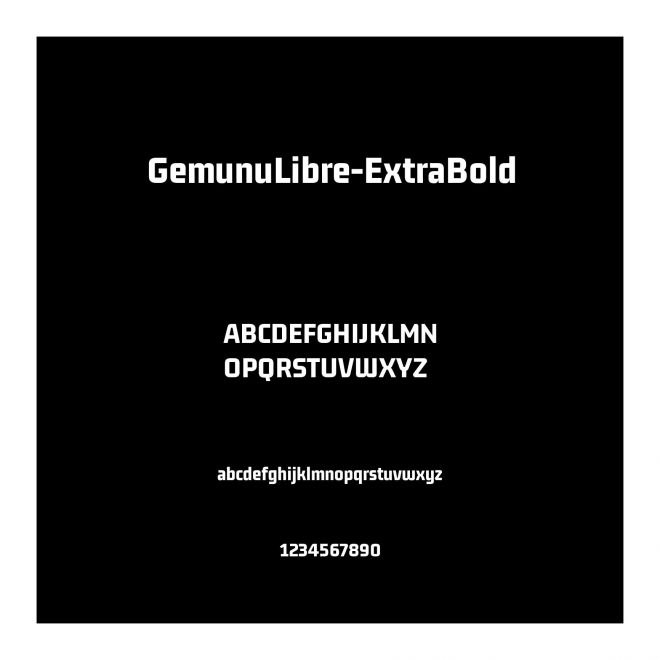 GemunuLibre-ExtraBold