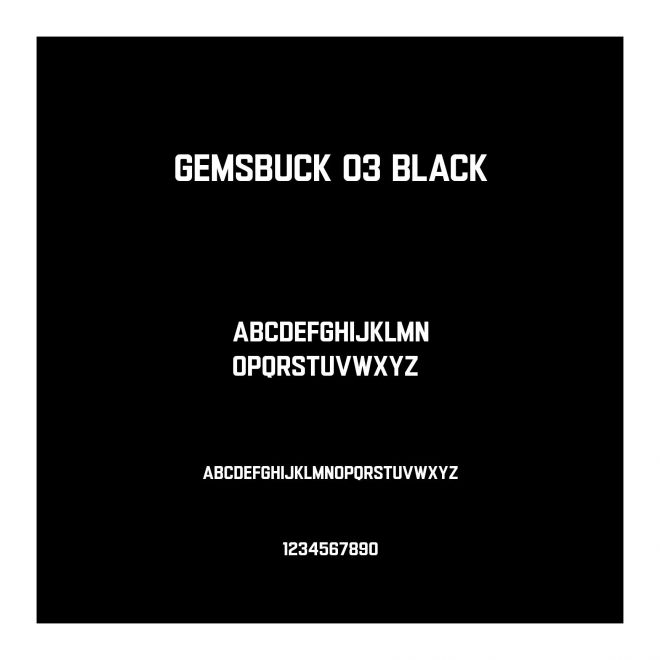 Gemsbuck 03 Black